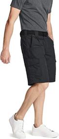 img 2 attached to Lightweight Men'S Cargo Shorts With Stretch Fabric And Multiple Pockets - Ideal For Outdoor Activities And Casual Wear
