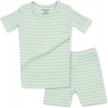 stylish & comfortable kids pajama set: avauma stripe pattern baby boys girls sleepwear logo