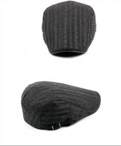 img 3 attached to Get Stylish With Idopy Men'S Classic Adjustable Irish Newsboy Golf Cap Hat