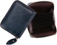 earnda accordion blocking leather elephant women's handbags & wallets and wallets logo