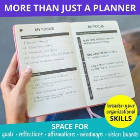 img 1 attached to Stay Organized And Productive With Papercode Daily Planner 2022-2023 - Simple Elephant, Pink