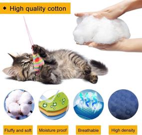 img 2 attached to 🐱 Mojonnie Soft Warm Cat Bed: Cozy and Self-Warming Winter Cat Tent for Cats and Small Dogs