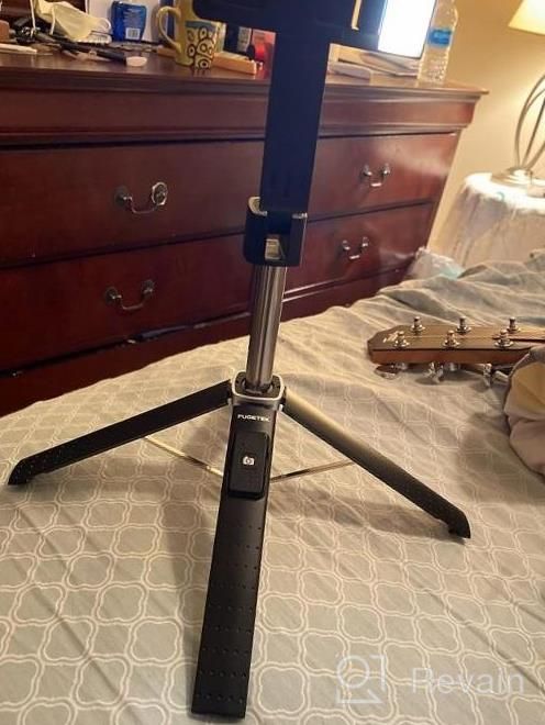 img 1 attached to Light Up Your Selfies With Fugetek 40'' Quadrapod Lighted Selfie Stick Stand! review by Russell Robertson