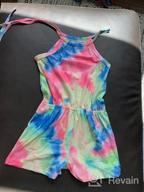 img 1 attached to Stylish Gradient Multicolor Girls' Jumpsuits & Rompers for Toddlers - Trendy One Piece Clothing review by Ryan Hart