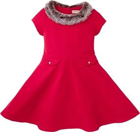 img 4 attached to Hope Henry Collar Organic Cotton Girls' Clothing ~ Dresses