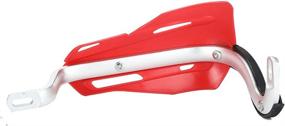 img 3 attached to Hand Guards Dirt Bike Handguards Aluminum Brush Bar Universal Motorcycle Hand Guard Bark Busters For ATV Quad CR CRF YZF KXF RMZ BSE Motorcross Pit Bike Racing KAYO (Red)