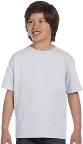 img 4 attached to Hanes TAGLESS ComfortSoft Crewneck T Shirt Boys' Clothing : Tops, Tees & Shirts