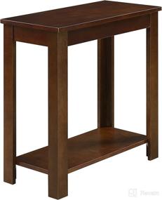 img 2 attached to 🪑 Convenience Concepts Designs2Go Baja Chairside End Table in Espresso - Improved SEO