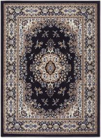 img 3 attached to 7'8"X10'7" Navy Blue Home Dynamix Premium Sakarya Traditional Medallion Border Area Rug Rectangle