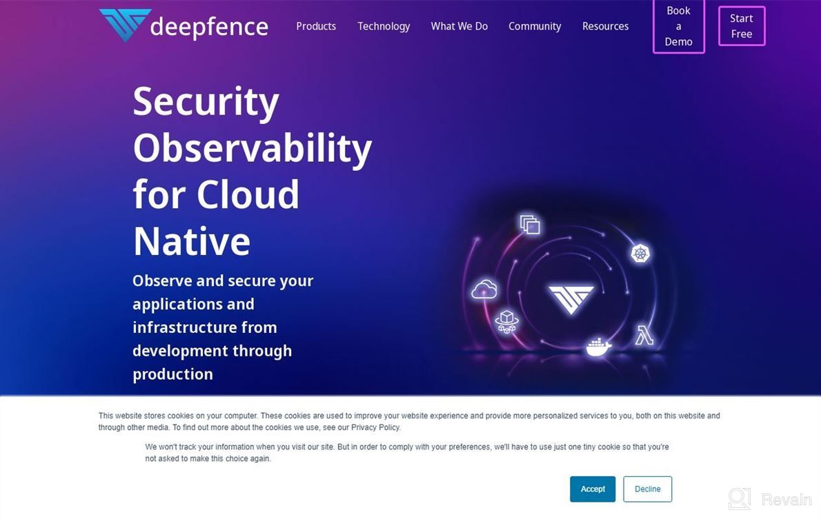 img 1 attached to Deepfence.io review by Marvin Short