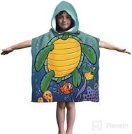 🐢 turtle towel poncho for kids logo