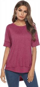 img 3 attached to Stylish Womens Long Sleeve Tee Shirts: Perfect For Workouts And Casual Wear!