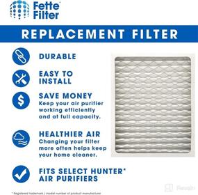 img 2 attached to Fette Filter - HEPA Air Purifier Filter - Compatible with 30928, 30057, 30059, 30067, 30078, 30079, 30124 - Pack of 4