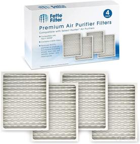 img 4 attached to Fette Filter - HEPA Air Purifier Filter - Compatible with 30928, 30057, 30059, 30067, 30078, 30079, 30124 - Pack of 4