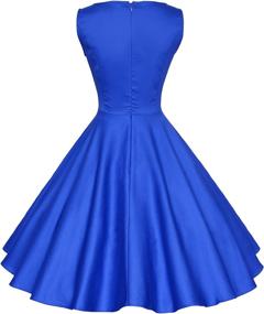 img 3 attached to 🕰️ Timeless Elegance: Maggie Tang Vintage Cocktail Rockabilly Women's Dresses