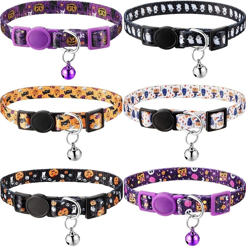 Halloween Breakaway Collars Adjustable Patterns Cats Reviews & Ratings