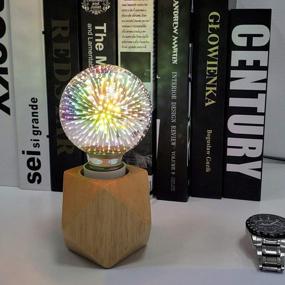 img 2 attached to Создайте чарующую атмосферу на открытом воздухе с помощью светодиодной лампочки AmeriLuck 3D Firework Fairy Globe - водонепроницаемой и долговечной (2 шт. в упаковке)