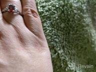 картинка 1 прикреплена к отзыву Стильные женские кольца из стерлингового серебра RYLOS с классическим акцентом от Drew Cage