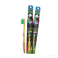 набор детских бамбуковых зубных щеток, биоразлагаемых логотип