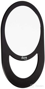 img 3 attached to Diane Black Handle Mirror - 10 Inches