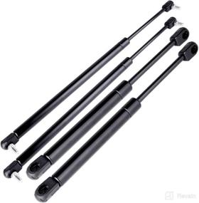 img 1 attached to 🚀 High-Quality ECCPP Lift Supports for Jeep Grand Cherokee 1999-2004 - Set of 4 Gas Springs Shocks - Compatible with 4699 4048