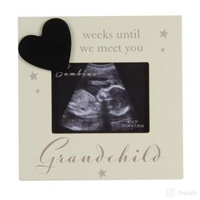 img 1 attached to Countdown to Baby's Arrival: Oaktree Gifts Baby Countdown Scan Photo Frame 4 x 3