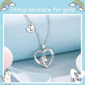 img 1 attached to Magical Shonyin CZ Unicorn Necklace - Perfect Gift For Daughter, Granddaughter Or Niece On Special Occasions