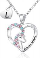 magical shonyin cz unicorn necklace - perfect gift for daughter, granddaughter or niece on special occasions logo