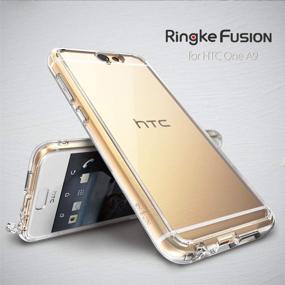img 3 attached to Ringke Fusion Case For HTC One A9 - Rose Gold: Drop Protection, Shock Absorption & Attached Dust Cap + Screen Protector!