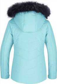 img 3 attached to Women'S Waterproof Ski Jacket Warm Puffer Winter Coat With Thick Hoodie