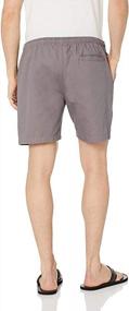 img 3 attached to Men'S Chino Shorts With 6" Inseam, Elastic Waist And Drawstring - Available In Sizes S-2XL From Visive