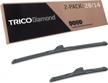 upgrade your car's visibility with trico diamond 28 inch and 14 inch windshield wiper blades - pack of 2 (25-2814) logo