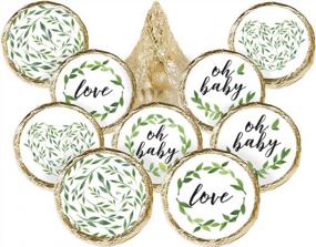 img 4 attached to 180 Greenery Baby Shower Favor Stickers - Perfect For Celebrations!