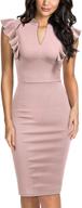 👗 knitee women's bodycon cocktail dress - stylish and standout women's clothing for perfect events logo