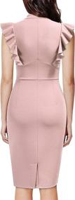 img 3 attached to 👗 Knitee Women's Bodycon Cocktail Dress - Stylish and Standout Women's Clothing for Perfect Events