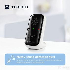 img 1 attached to 👶 Motorola PIP10 Audio Baby Monitor - 1000ft Range, Secure Connection, High-Sensitivity Mic, Volume Control, Alert Detection Light, Portable Parent Unit