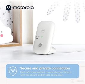 img 2 attached to 👶 Motorola PIP10 Audio Baby Monitor - 1000ft Range, Secure Connection, High-Sensitivity Mic, Volume Control, Alert Detection Light, Portable Parent Unit