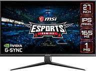 msi compatible refresh optix mag2732 1920x1080, 165hz, wide color gamut (srgb), anti-glare, on-screen display (osd), hd логотип