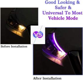 img 1 attached to 2Pcs 24-Inch Waterproof Multicolor LED Car Headlight Strips With Flexible RGB DRL Turn Signal Lights, No Disassembly Needed – Enhance Your Daytime Running Lights Experience!