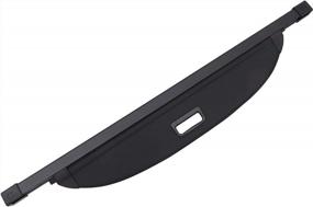 img 2 attached to Secure Your Kia Ev6 2022 Trunk With MotorFansClub Cargo Cover - Retractable Security Shield Shade In Black