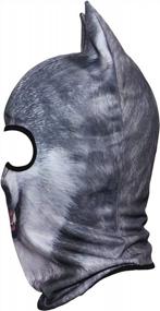 img 2 attached to Get Ready For Adventure With YOSUNPING 3D Animal Ears Face Mask Balaclava