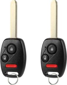 img 1 attached to 2 Key Fits Honda Accord/CR-V/CR-Z/Fit/Insight Keyless Entry Remote (MLBHLIK-1T)