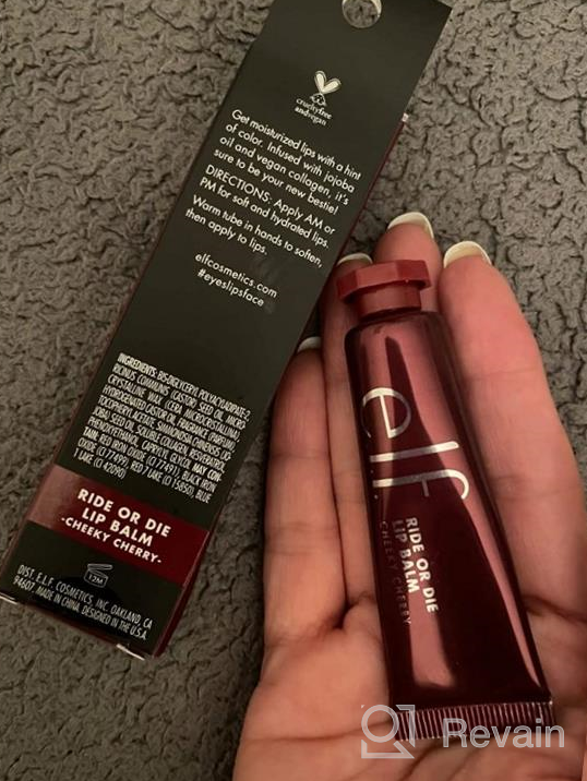 img 1 attached to Say Goodbye To Chapped Lips With E.L.F. Ride Or Die Lip Balm In Cheeky Cherry! review by Tutan Hesch