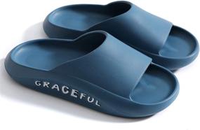 img 4 attached to 👞 Comfortable Lelayoon Slides Sandals Slippers - Boys' Sandals Sizes 12.5-13