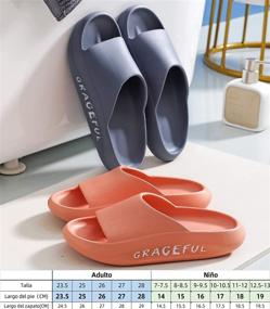 img 2 attached to 👞 Comfortable Lelayoon Slides Sandals Slippers - Boys' Sandals Sizes 12.5-13