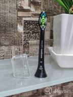 img 2 attached to 💎 Set of 4 Philips Sonicare HX6064/10 Best White W2 Brush Heads with BrushSync for Effective Teeth Whitening review by Agata Maruszczyk ᠌
