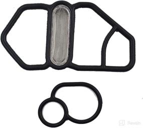 img 1 attached to 🔧 Labwork Spool Valve Solenoid Gasket Set Upper & Lower 15825-P08-005 36172-P08-015 - Honda Civic Integra Replacement