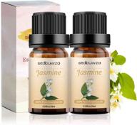 🌸 experience ultimate aromatherapy bliss with 2-pack jasmine essential oil set - pure & natural, 2x10ml (jasmine oils) логотип