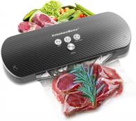 kitchenboss vacuum sealer machine: automatic food storage and preservation system for dry and moist foods logo