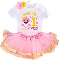 first birthday outfit sweet sleeves girls' clothing : tops, tees & blouses logo